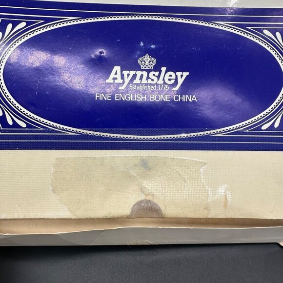 Vintage Aynsley Pembroke Fine Bone China Stainless Steel Steak Forks Bird Floral - Picture 8 of 10